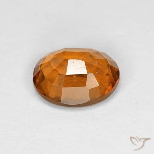 granada hessonita Laranja Profundo Natural 1.59ct, oval, VS
