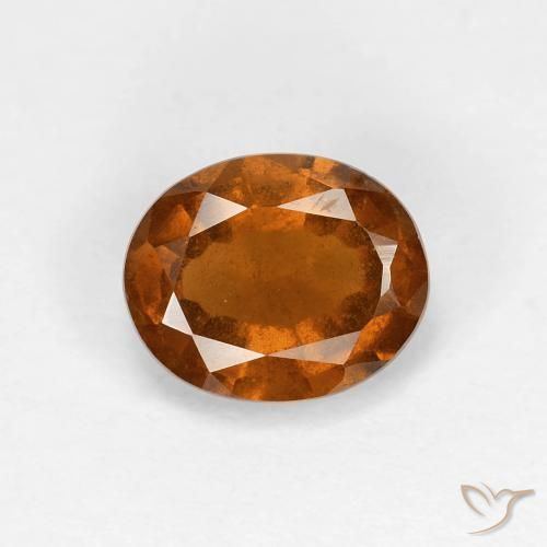 1.37ct Natural Laranja Médio granada hessonita, oval, VS