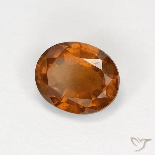 granada hessonita Laranja Médio Natural 1.37ct, oval, VS
