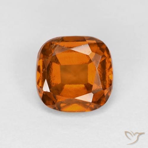 1.17ct Natural Laranja Profundo granada hessonita, Almofada, VS