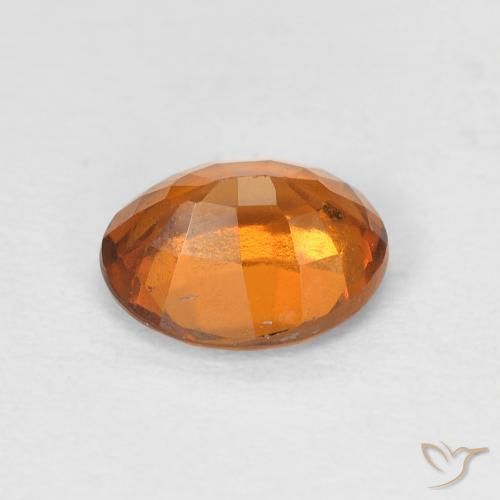 granada hessonita Laranja Médio Natural 1.46ct, oval, VVS-VS
