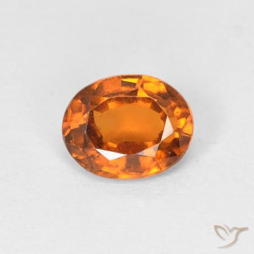 1.16ct Natural Laranja Médio granada hessonita, oval, VS