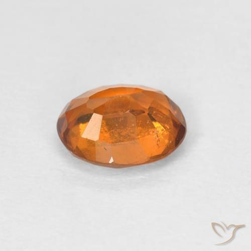granada hessonita Laranja Médio Natural 1.16ct, oval, VS