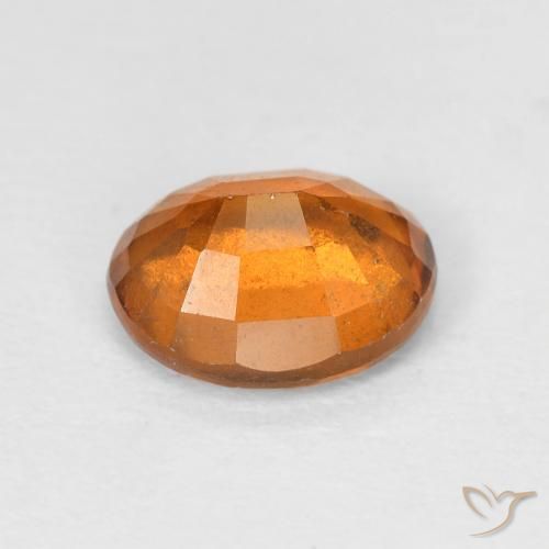 granada hessonita Laranja Profundo Natural 1.72ct, oval, VS