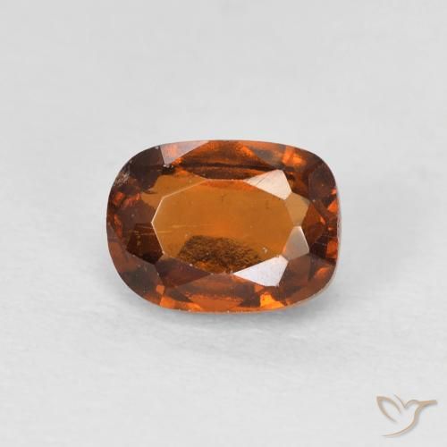 1.58ct Natural Laranja Médio granada hessonita, Almofada, VS