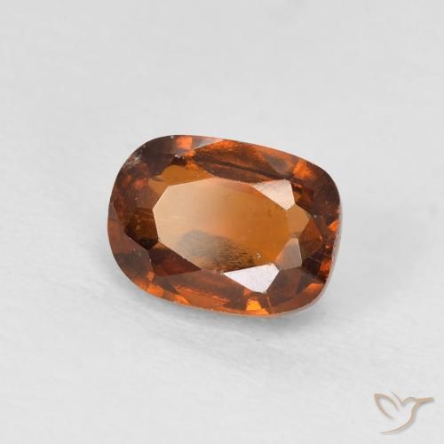 granada hessonita Laranja Médio Natural 1.58ct, Almofada, VS