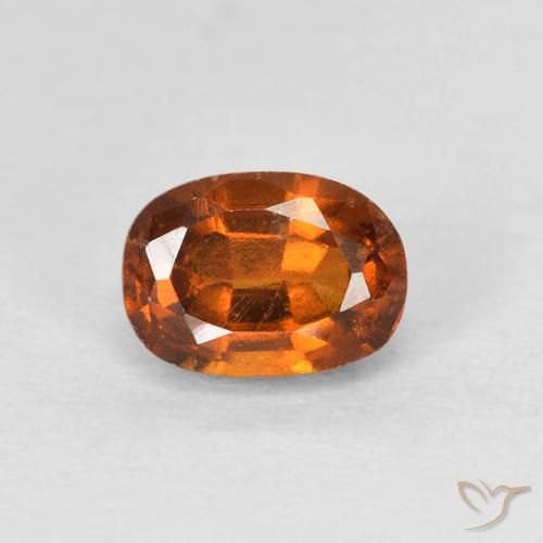 1.42ct Natural Laranja Médio granada hessonita, oval, VS