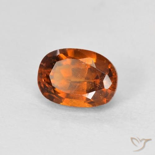 granada hessonita Laranja Médio Natural 1.42ct, oval, VS