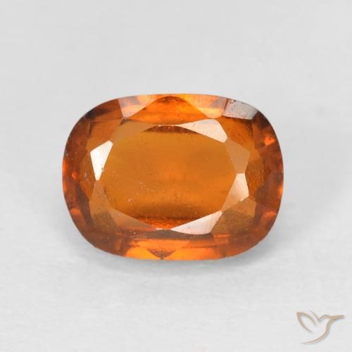 2.23ct Natural Laranja amarelado granada hessonita, Almofada, VS