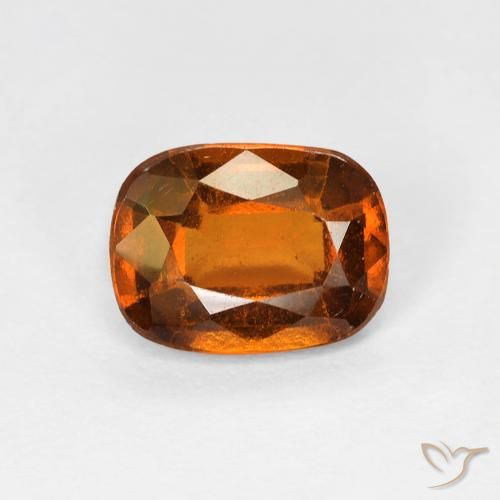 1.58ct Natural Laranja Médio granada hessonita, Almofada, VS