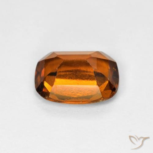 granada hessonita Laranja Médio Natural 1.58ct, Almofada, VS