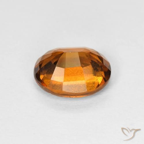 granada hessonita Laranja escuro Natural 1.22ct, oval, VVS-VS