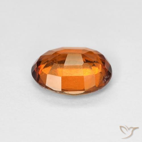 granada hessonita Medium Dark-Orange Natural 1.16ct, oval, VS
