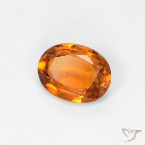 granada hessonita Laranja Médio Natural 0.91ct, oval, VS-SI