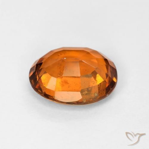 granada hessonita Laranja Profundo Natural 1.45ct, oval, VS-SI