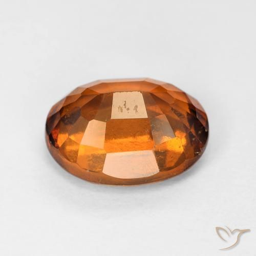granada hessonita Medium Dark-Orange Natural 2.41ct, oval, VS