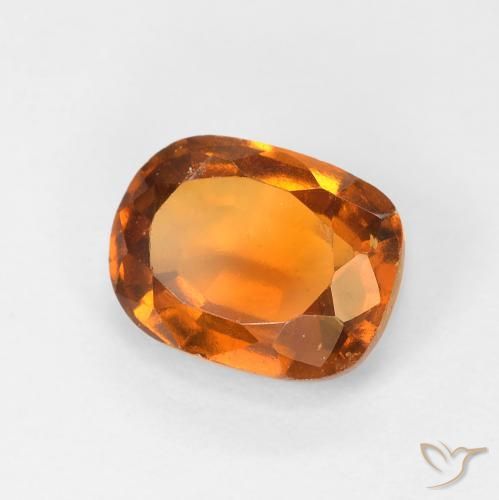 granada hessonita Laranja Médio Natural 1.74ct, Almofada, VS-SI
