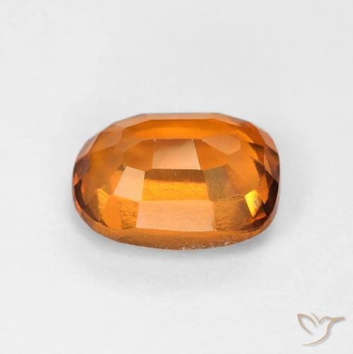 granada hessonita Laranja Médio Natural 1.74ct, Almofada, VS-SI