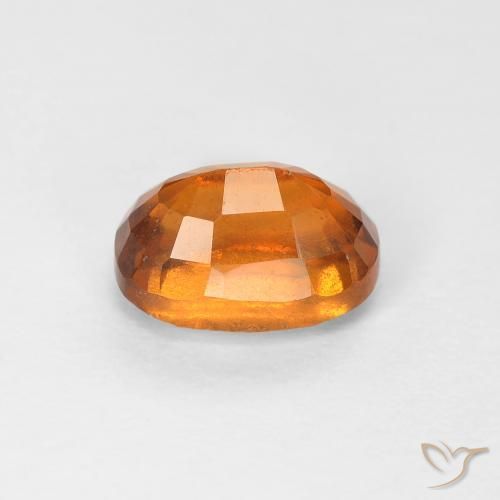 granada hessonita Medium Dark-Orange Natural 1.32ct, oval, VS