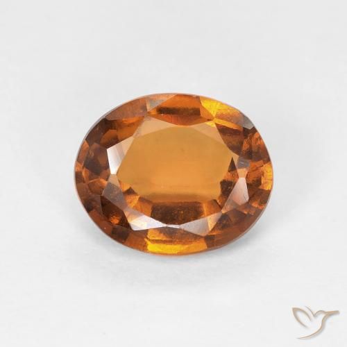 1.45ct Natural Laranja Médio granada hessonita, oval, VVS-VS
