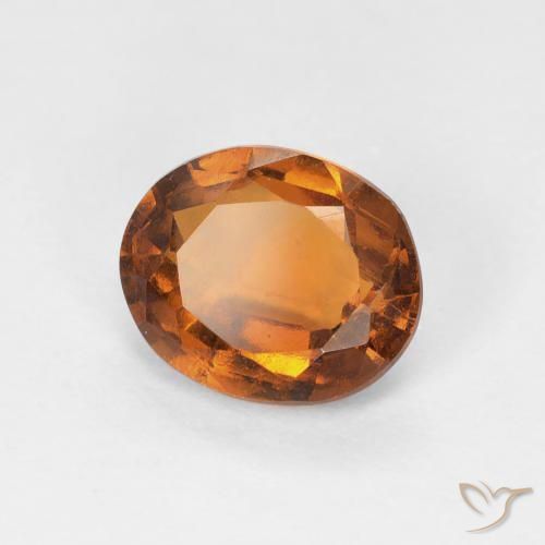 granada hessonita Laranja Médio Natural 1.45ct, oval, VVS-VS