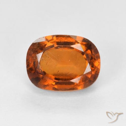 2.27ct Natural Laranja Profundo granada hessonita, Almofada, VS-SI
