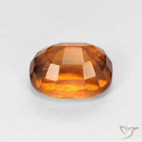 granada hessonita Laranja Profundo Natural 2.27ct, Almofada, VS-SI