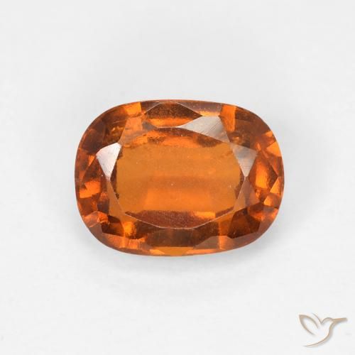 1.66ct Natural Laranja Profundo granada hessonita, Almofada, VS-SI