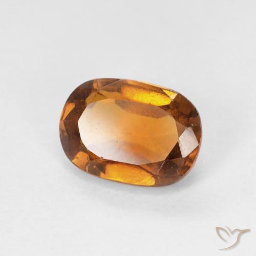 1.24ct Natural terra laranja granada hessonita, Almofada, VVS-VS