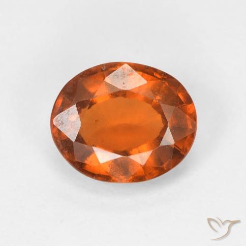 1.68ct Natural Laranja Médio granada hessonita, oval, VS