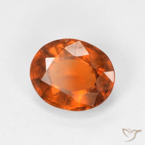 granada hessonita Laranja Médio Natural 1.68ct, oval, VS