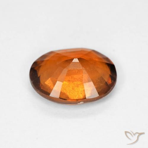 granada hessonita Laranja Profundo Natural 1.38ct, oval, VS