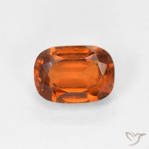 1.51ct Natural Laranja Profundo granada hessonita, Almofada, VS