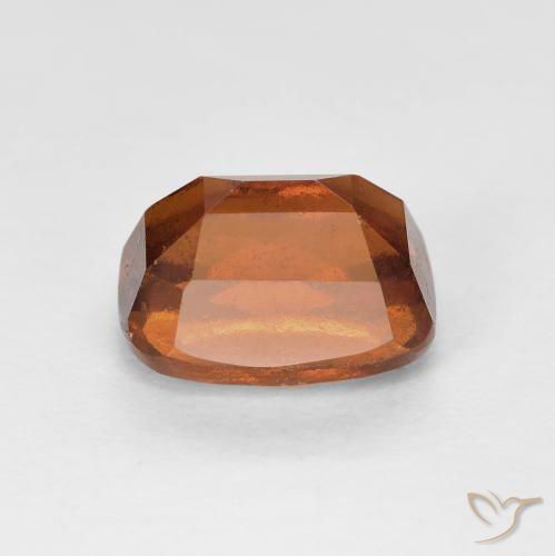 granada hessonita Laranja Profundo Natural 2.67ct, Almofada, VVS-VS