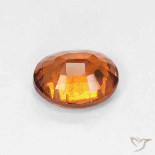 granada hessonita Laranja Profundo Natural 1.36ct, oval, VS