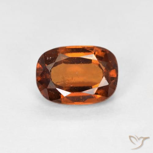 1.24ct Natural Laranja Médio granada hessonita, Almofada, VS