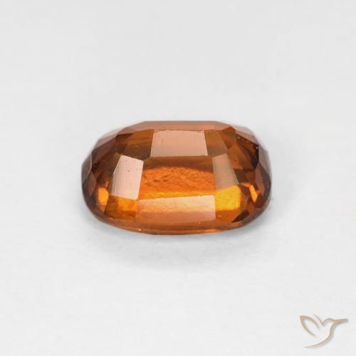 granada hessonita Laranja Médio Natural 1.24ct, Almofada, VS
