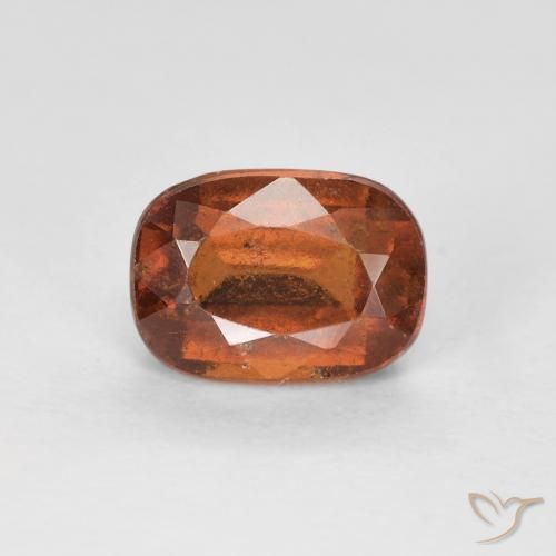granada hessonita âmbar laranja Natural 1.31ct, Almofada, VS