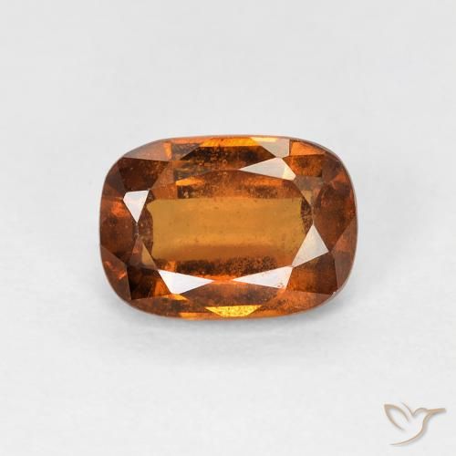1.14ct Natural Laranja Médio granada hessonita, Almofada, VVS-VS