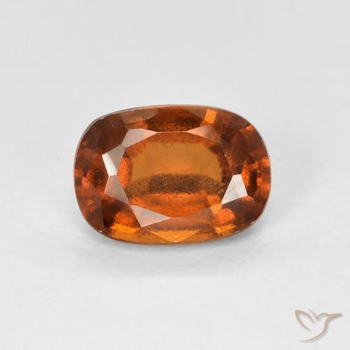 1.15ct Natural Laranja Médio granada hessonita, Almofada, VVS-VS
