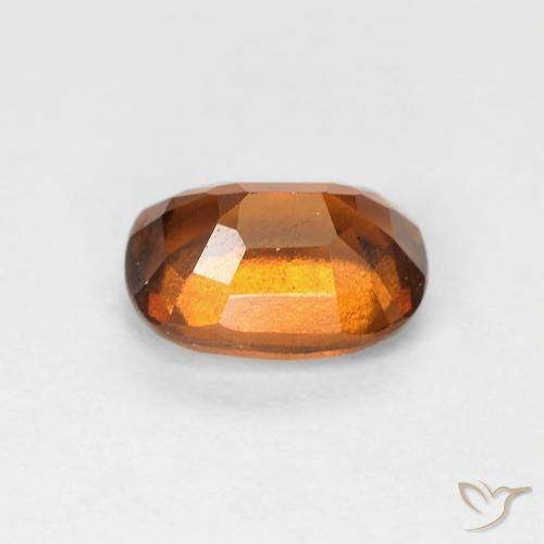 granada hessonita Laranja Médio Natural 1.15ct, Almofada, VVS-VS