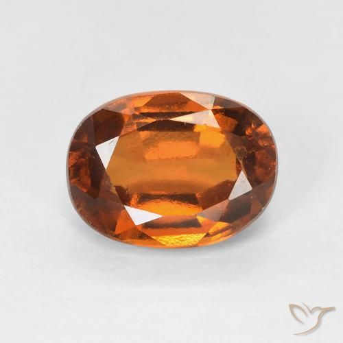 1.89ct Natural Laranja Médio granada hessonita, oval, VVS-VS, Photo A