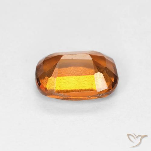 granada hessonita Laranja amarelado Natural 1.08ct, Almofada, VVS-VS