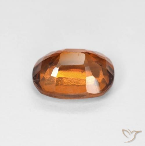 granada hessonita Laranja Médio Natural 1.84ct, Almofada, VVS-VS