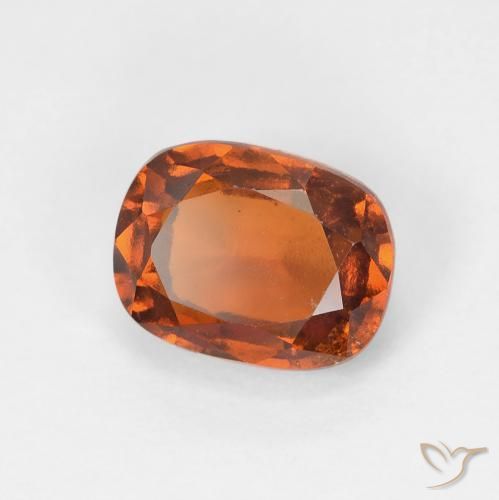 granada hessonita Medium Dark-Orange Natural 2.13ct, Almofada, VVS-VS