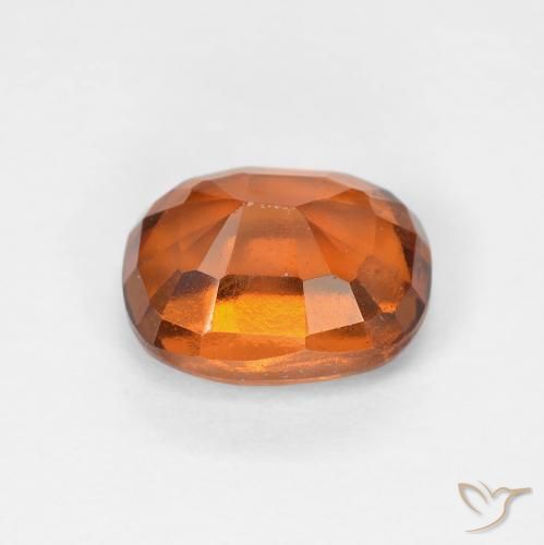 granada hessonita Medium Dark-Orange Natural 2.13ct, Almofada, VVS-VS