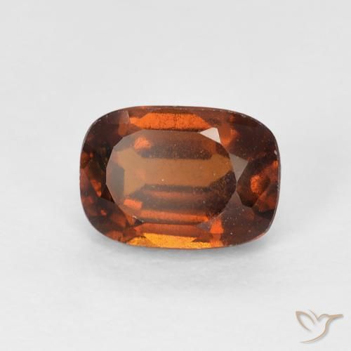 1.44ct Natural Laranja Profundo granada hessonita, Almofada, VS