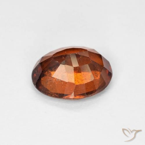 granada hessonita âmbar laranja Natural 1.45ct, oval, VS
