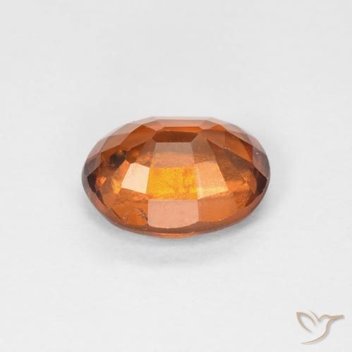 granada hessonita Medium Dark-Orange Natural 1.53ct, oval, VS