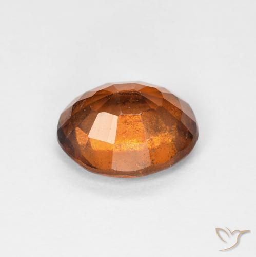 granada hessonita Medium Dark-Orange Natural 1.75ct, oval, VS